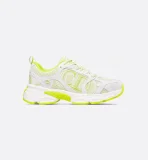 SUPER WHOLESALE |  Sneaker in White and Lime Green