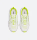 SUPER WHOLESALE |  Sneaker in White and Lime Green