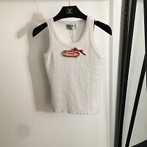 SUPER WHOLESALE | Embroidered   Knitted Tank Top