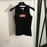 SUPER WHOLESALE | Embroidered   Knitted Tank Top