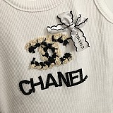 SUPER WHOLESALE | Embroidered Bow Knitted Tank Top