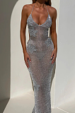 SUPER WHOLESALE |  See-through Maxi Dress