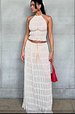 SUPER WHOLESALE | Chiffon Open-back Off-shoulder Dress