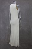 SUPER WHOLESALE | Round Neck Knitted long Dress