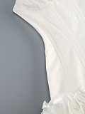 SUPER WHOLESALE |Strapless Slim-Fit Dress with Floral Hem Bodycon Gown