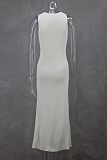SUPER WHOLESALE | Round Neck Knitted long Dress