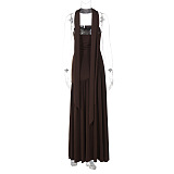 SUPER WHOLESALE | Split Strapless Dress