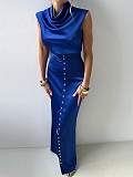 SUPER WHOLESALE | Single-breasted Skirt Set