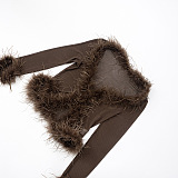 SUPER WHOLESALE | Feather Patchwork 2 Pieces