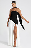 SUPER WHOLESALE | Split Strapless Dress