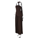 SUPER WHOLESALE | Split Strapless Dress
