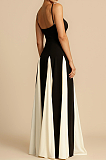 SUPER WHOLESALE | Spaghetti Dress in Two Tones