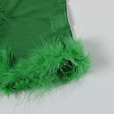 SUPER WHOLESALE | Feather Patchwork 2 Pieces