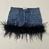 SUPER WHOLESALE | Feather Denim Set