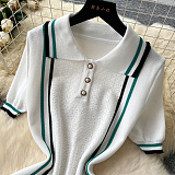 SUPER WHOLESALE |  Striped Shirt Dress