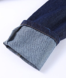SUPER WHOLESALE | Folded Denim Jacket and Skirt Set