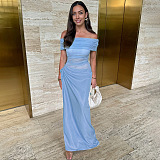 SUPER WHOLESALE | Strapless Chiffon Long Dress