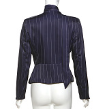SUPER WHOLESALE |  Plunge Neck Blazer Top