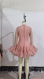 SUPER WHOLESALE | Flare Cuffs Pleated Dress