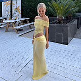 SUPER WHOLESALE | Strapless Chiffon Long Dress