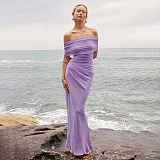 SUPER WHOLESALE | Strapless Chiffon Long Dress