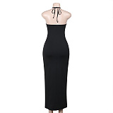 SUPER WHOLESALE |  Halter Long Dress