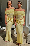 SUPER WHOLESALE | Strapless Chiffon Long Dress