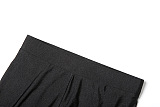 SUPER WHOLESALE | Off-Shoulder Wrap Top, Fitted Bodycon Skirt, and Five-Point Shorts Set