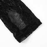 SUPER WHOLESALE | Lace Jumpsuit in Black