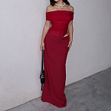SUPER WHOLESALE | Strapless Chiffon Long Dress
