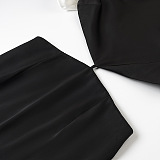 SUPER WHOLESALE |  Lantern Short Sleeves Dress
