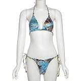 SUPER WHOLESALE |Printed 3 Pieces Bikini with Skirt