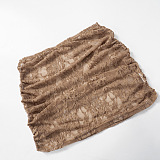 SUPER WHOLESALE | Lace Jumpsuit in Brown