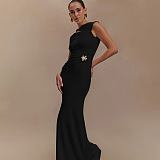SUPER WHOLESALE |  Cut-out Open Back Dress
