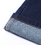 SUPER WHOLESALE | Folded Denim Jacket and Skirt Set