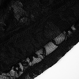 SUPER WHOLESALE | Lace Jumpsuit in Black