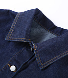 SUPER WHOLESALE | Folded Denim Jacket and Skirt Set