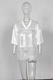 SUPER WHOLESALE | Over-size Lace Jersey Top