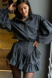 SUPER WHOLESALE |  Lantern Sleeves Dress
