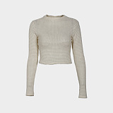 SUPER WHOLESALE | Plaid Sweater Top