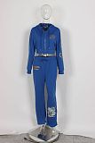 SUPER WHOLESALE | Printed Jogging Suit in Blue