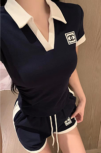 SUPER WHOLESALE | Shorts Set in Two Tones
