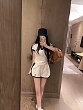 SUPER WHOLESALE | Shorts Set in Two Tones