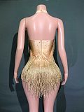 SUPER WHOLESALE | Sequins Fringes Jumpsuit