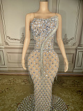 SUPER WHOLESALE | Rhinestone Floor Length Gown