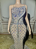 SUPER WHOLESALE | Rhinestone Floor Length Gown