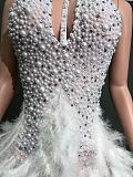 SUPER WHOLESALE | Halter Feather Dress