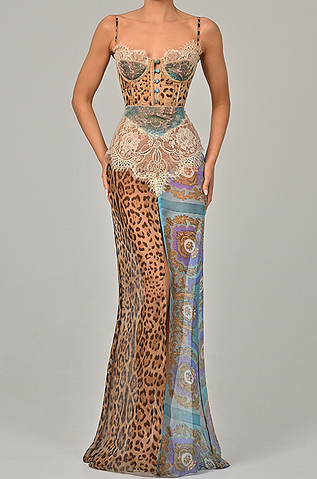 SUPER WHOLESALE | Patchwork Maxi Dress