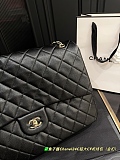 SUPER WHOLESALE | Stitch Leather Handbag in Black