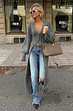 SUPER WHOLESALE | Plunging Cardigan Coat Top